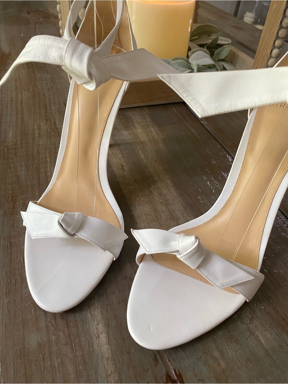 Alexandre Birman Clarita Bow Stiletto Heels Womens 42 White - Picture 11 of 16